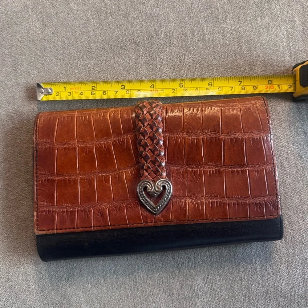 Vintage Brighton Embossed Leather Wallet